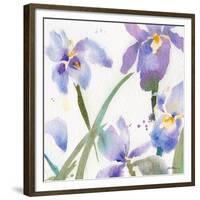 Irises-Sheila Golden-Framed Premium Giclee Print