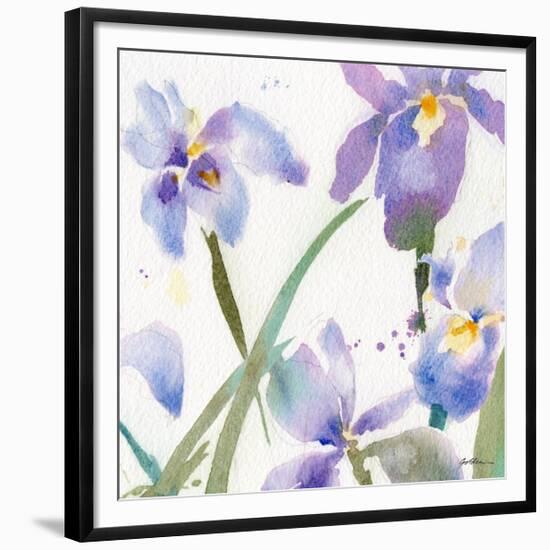 Irises-Sheila Golden-Framed Premium Giclee Print