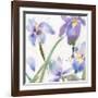 Irises-Sheila Golden-Framed Art Print