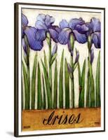 Irises-Daniel Patrick Kessler-Framed Premium Giclee Print