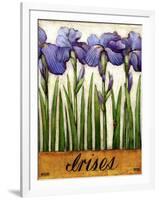 Irises-Daniel Patrick Kessler-Framed Giclee Print