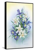 Irises-Olga And Alexey Drozdov-Framed Stretched Canvas