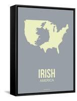 Irish America Poster 1-NaxArt-Framed Stretched Canvas