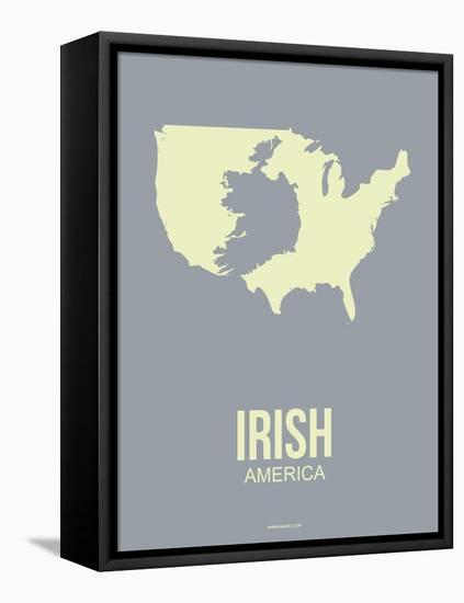 Irish America Poster 1-NaxArt-Framed Stretched Canvas