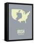 Irish America Poster 1-NaxArt-Framed Stretched Canvas