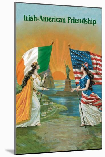 Irish American Friendship-null-Mounted Art Print
