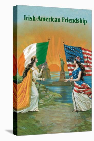Irish American Friendship-null-Stretched Canvas