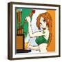 Irish Barmaid-Harry Briggs-Framed Giclee Print