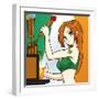 Irish Barmaid-Harry Briggs-Framed Giclee Print