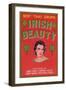 Irish Beauty Vegetable Label - New York, NY-Lantern Press-Framed Art Print