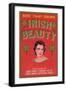 Irish Beauty Vegetable Label - New York, NY-Lantern Press-Framed Art Print