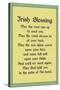 Irish Blessing Art Print Poster-null-Stretched Canvas