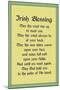 Irish Blessing Art Print Poster-null-Mounted Poster