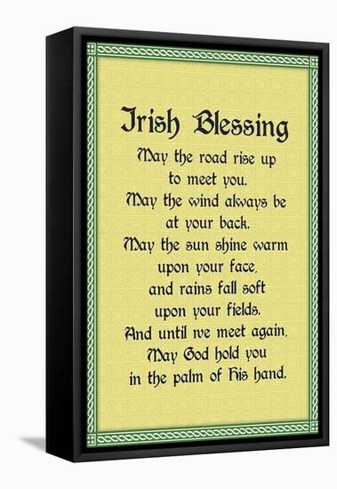 Irish Blessing-null-Framed Stretched Canvas