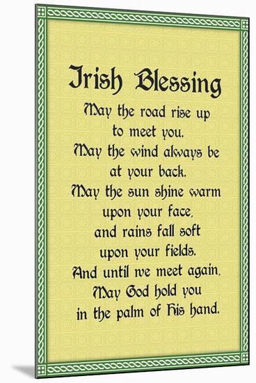 Irish Blessing-null-Mounted Poster