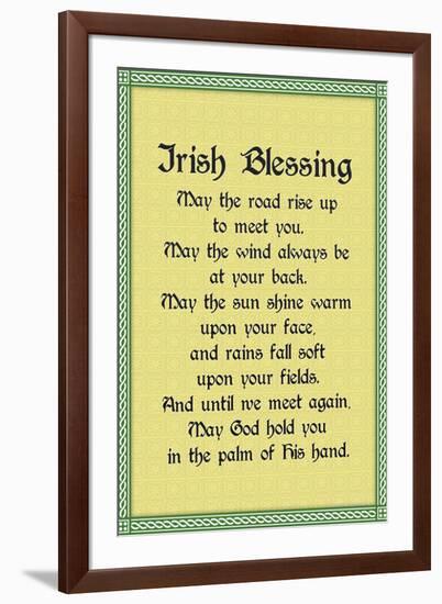 Irish Blessing-null-Framed Art Print