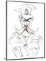 Irish-born, British Field Marshall, First Earl Kitchener, caricature in army uniform-Neale Osborne-Mounted Giclee Print