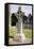 Irish Celtic High Cross, Clonmacnoise, Ireland. 9th century. Artist: Unknown-Unknown-Framed Stretched Canvas