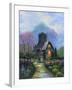 Irish Church and Garden-Bonnie B. Cook-Framed Giclee Print