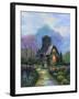 Irish Church and Garden-Bonnie B. Cook-Framed Giclee Print