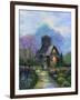Irish Church and Garden-Bonnie B. Cook-Framed Giclee Print
