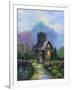 Irish Church and Garden-Bonnie B. Cook-Framed Giclee Print