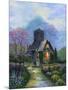 Irish Church and Garden-Bonnie B. Cook-Mounted Giclee Print