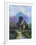 Irish Church and Garden-Bonnie B. Cook-Framed Giclee Print