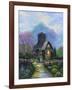 Irish Church and Garden-Bonnie B. Cook-Framed Giclee Print