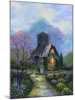Irish Church and Garden-Bonnie B. Cook-Mounted Giclee Print