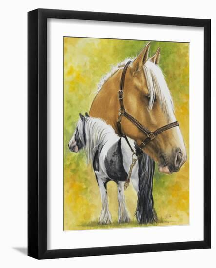 Irish Cob-Barbara Keith-Framed Giclee Print