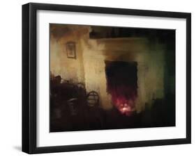 Irish Cottage Series - Fireplace-Mark Gordon-Framed Giclee Print