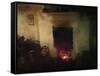 Irish Cottage Series - Fireplace-Mark Gordon-Framed Stretched Canvas