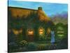 Irish Cottage-Bonnie B. Cook-Stretched Canvas