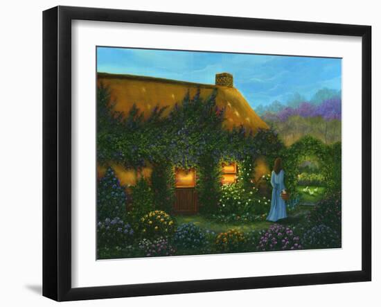 Irish Cottage-Bonnie B. Cook-Framed Giclee Print