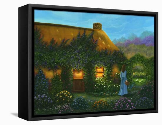 Irish Cottage-Bonnie B. Cook-Framed Stretched Canvas