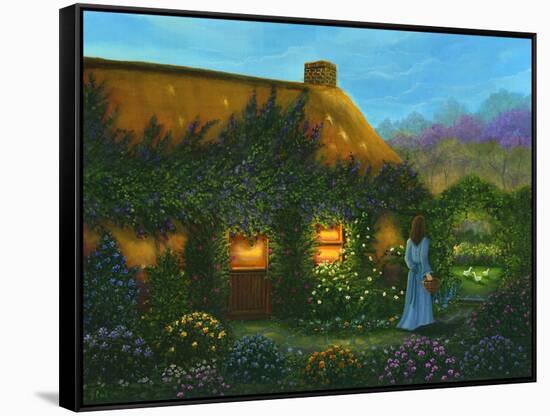 Irish Cottage-Bonnie B. Cook-Framed Stretched Canvas