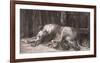 Irish Deerhound-Herbert Dicksee-Framed Premium Giclee Print
