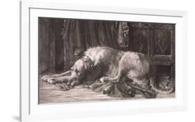 Irish Deerhound-Herbert Dicksee-Framed Premium Giclee Print