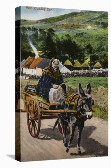 Irish Donkey Car-null-Stretched Canvas