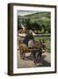 Irish Donkey Car-null-Framed Photographic Print