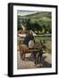 Irish Donkey Car-null-Framed Photographic Print