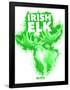 Irish Elk Spray Paint Green-Anthony Salinas-Framed Poster