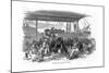 Irish Emigrants Embarking for America at Waterloo Docks, Liverpool, 1850-null-Mounted Giclee Print