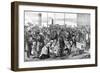 Irish Emigrants Leaving Queenstown Harbour-null-Framed Art Print