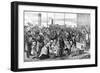 Irish Emigrants Leaving Queenstown Harbour-null-Framed Art Print