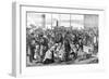 Irish Emigrants Leaving Queenstown Harbour-null-Framed Art Print
