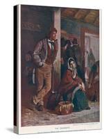 Irish Emigrants Waiting for Their Train-Erskine Nicol-Stretched Canvas