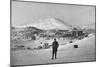 Irish Explorer Ernest Shackleton at the Cape Royds Base Camp, Antarctica, 1908-null-Mounted Giclee Print