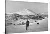 Irish Explorer Ernest Shackleton at the Cape Royds Base Camp, Antarctica, 1908-null-Stretched Canvas